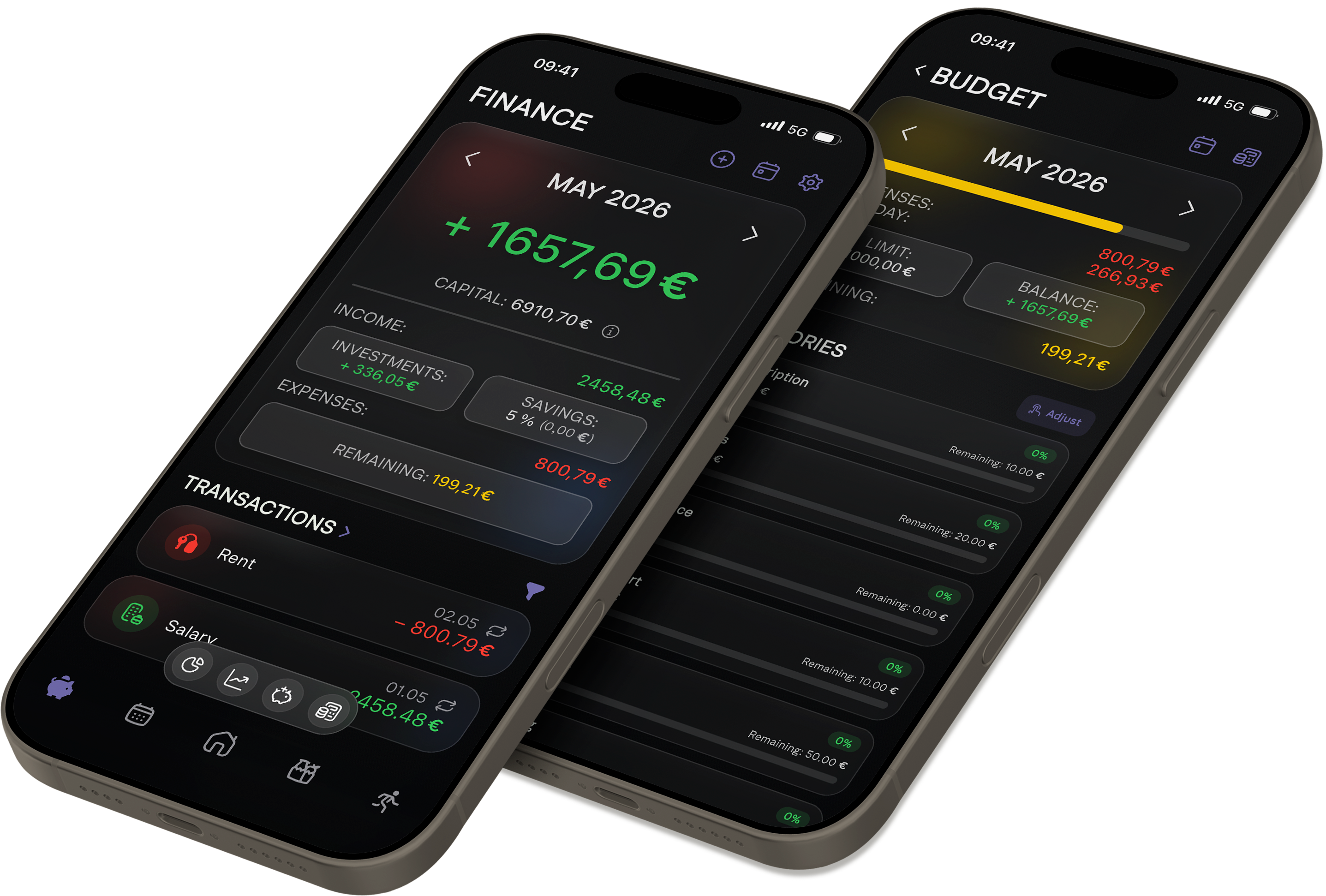 Starpolar Finance — budget tracking, savings goals, and cashflow overview
